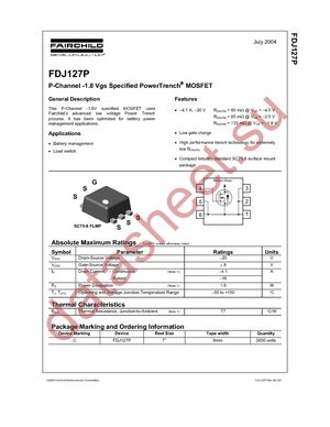 FDJ127P datasheet  